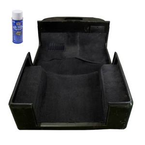 Fat Bob's Garage, Rugged Ridge, Part #13696.01, Jeep TJ Wrangler Deluxe Carpet Kit With Adhesive, Black 1997-2006 MAIN