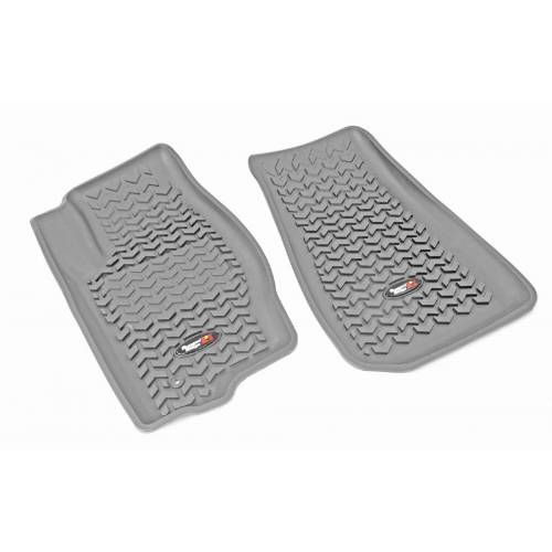 Fat Bob's Garage, Rugged Ridge, Part #14920.30, Front Gray Floor Liner Pair 07-14 Calibert MK W/Tl MAIN