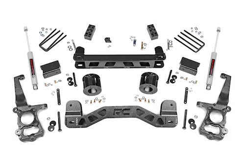 Rough Country 4in for Ford Suspension Lift Kit 15-20 F-150 2WD 55130 LARGE
