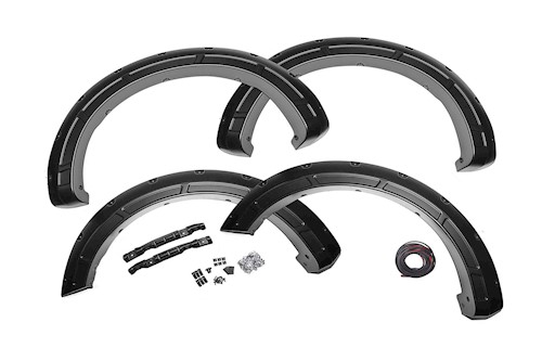 Rough Country Defender Pocket Fender Flares For Ford F-150 2WD/4WD 2015-2020 LARGE