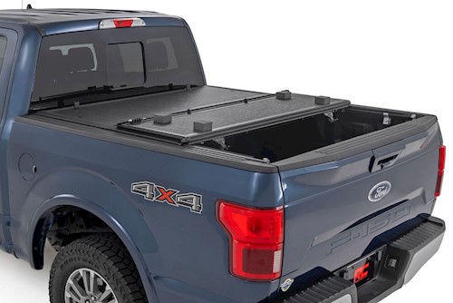 Rough Country Low Profile Bed Cover 5'7" Bed for Ford F150 15-20/Raptor 17-20 LARGE