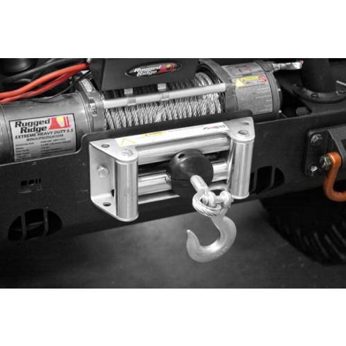Fat Bob's Garage, Rugged Ridge, Part #15102.06, Winch Cable Stopper Black MAIN