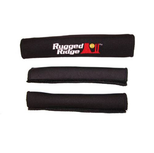 Fat Bob's Garage, Rugged Ridge, Part #13305.50, Jeep YJ Wrangler Neoprene Door/Grab Handle Covers, Black 1987-1995 MAIN