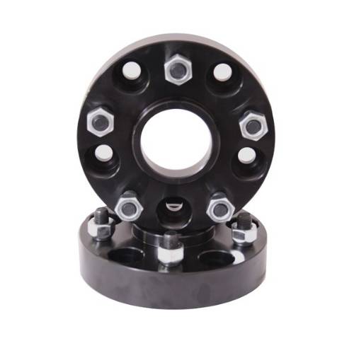 Fat Bob's Garage, Rugged Ridge, Part #15201.05, Wheel Spacer, Pair, Black 5 On 5, 1.5" Spacer MAIN