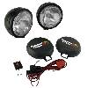 Fat Bob's Garage, Rugged Ridge, Part #15205.51, HID Off Road Fog Light Kit, Pair, 6" Round Black THUMBNAIL