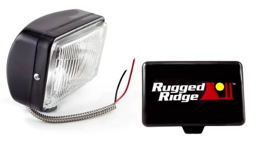 Fat Bob's Garage, Rugged Ridge, Part #15207.05, Off Road Driving Light, 5X7" Black, 100W MAIN