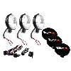 Fat Bob's Garage, Rugged Ridge, Part #15207.68, 6-Inch Halogen Light Kit Black Steel Housings THUMBNAIL