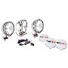 Fat Bob's Garage, Rugged Ridge, Part #15208.61, 6-Inch Halogen Fog Light Kit Stainless Steel Housings THUMBNAIL