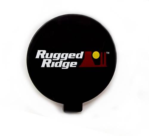 Fat Bob's Garage, Rugged Ridge, Part #15210.53, HID Off Road Light Cover, 6" Black, Each MAIN