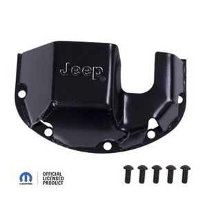 Fat Bob's Garage, Rugged Ridge, Part #DMC-16597.30, Differential Skid Plate, Jeep Logo, Dana 30, Mopar Licensed MAIN