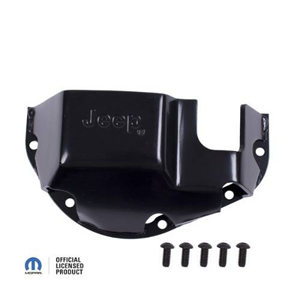 Fat Bob's Garage, Rugged Ridge, Part #DMC-16597.44, Differential Skid Plate, Jeep Logo, Dana 44, Mopar Licensed MAIN