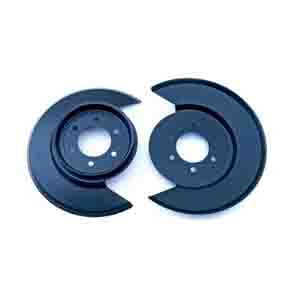 Fat Bob's Garage, Rugged Ridge, Part #11212.01, Jeep CJ Disc Brake Dust Shield, Black 1977-1978 MAIN