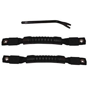 Fat Bob's Garage, Rugged Ridge, Part #11826.01, Door Grab Strap Pair, Black MAIN