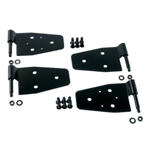 Fat Bob's Garage, Rugged Ridge, Part #11202.01, Jeep TJ Wrangler Door Hinge Kit, Black 1987-2006 MAIN