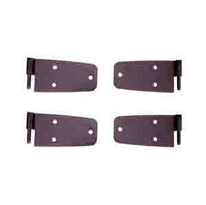 Fat Bob's Garage, Rugged Ridge, Part #11202.02, Jeep CJ Door Hinge Kit, Black 1976-1986 MAIN