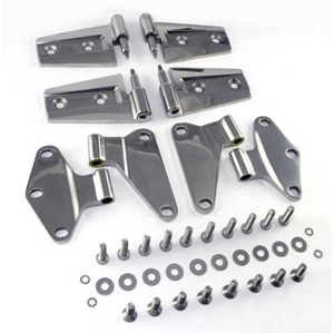 Fat Bob's Garage, Rugged Ridge, Part #11111.20, Jeep JK Wrangler Door Hinge Kit, Stainless Steel 2007-2016 MAIN