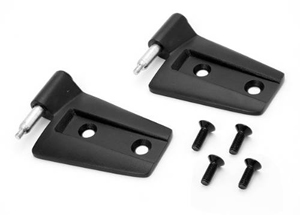 Fat Bob's Garage, Rugged Ridge, Part #11202.23, Jeep JK Wrangler Door Hinge Set, Black, Left Side 2007-2016 MAIN