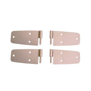 Fat Bob's Garage, Rugged Ridge, Part #11185.20, Jeep CJ/Wrangler Door Hinge Kit, Stainless Steel 1976-1993 MAIN