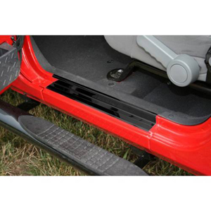 Fat Bob's Garage, Rugged Ridge, Part #11216.10, Jeep JK Wrangler 2 Door, Door Entry Guard Set, Black 2007-2016 MAIN