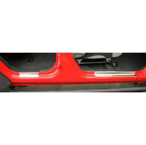 Fat Bob's Garage, Rugged Ridge, Part #11119.05, Jeep JK Wrangler Unlimited Door Entry Guards, Stainless Steel 2007-2016 MAIN