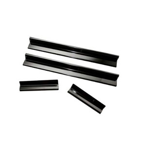 Fat Bob's Garage, Rugged Ridge, Part #11216.11, Jeep Wrangler Door Entry Guard Set, Black 2007-2016 MAIN