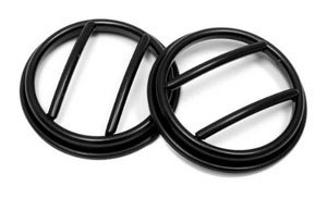 Fat Bob's Garage, Rugged Ridge, Part #11231.13, Euro Guard Fog Light Covers, Black, Pair MAIN