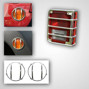 Fat Bob's Garage, Rugged Ridge, Part #12496.09, Jeep JK Wrangler Euro Guard Light Kit 2007-2016 MAIN