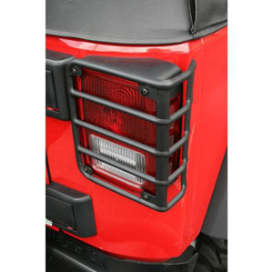 Fat Bob's Garage, Rugged Ridge, Part #11226.02, Jeep JK Wrangler Tail Light Euro Guards, Black, 2007-2016 MAIN