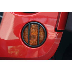 Fat Bob's Garage, Rugged Ridge, Part #11231.11, Jeep JK Wrangler Euro Guard Turn Signal, Black, 2007-2016 MAIN