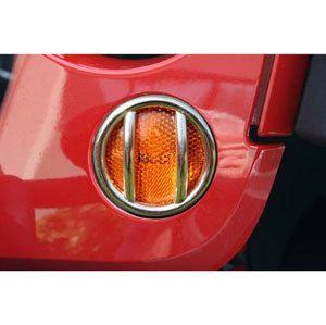 Fat Bob's Garage, Rugged Ridge, Part #11142.11, Euro Guard, Pair, Turn Signal Stainless Steel MAIN