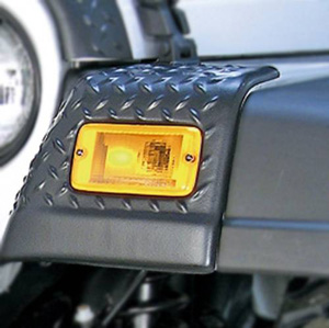 Fat Bob's Garage, Rugged Ridge, Part #11650.20, Jeep Wrangler Front Fender Guards Body Armor 1997-2006 MAIN