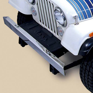 Fat Bob's Garage, Rugged Ridge, Part #11107.03, Front Bumper W/Out Holes, Stainless Steel MAIN