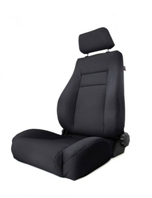 Fat Bob's Garage, Rugged Ridge, Part #13414.15, Jeep TJ/LJ Wrangler XHD Ultra Front Seat, Black Denim 1997-2006 MAIN