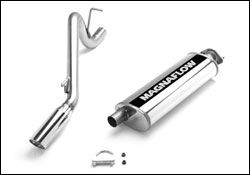 Jeep Liberty KJ 2.4L, 3.7L Cat Back Exhaust 2004-2006 LARGE
