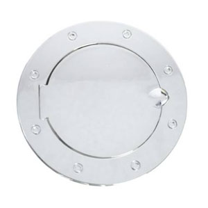 Fat Bob's Garage, Rugged Ridge, Part #11425.03, Jeep JK Wrangler Non Locking Gas Cap Door Chrome 2007-2016 MAIN