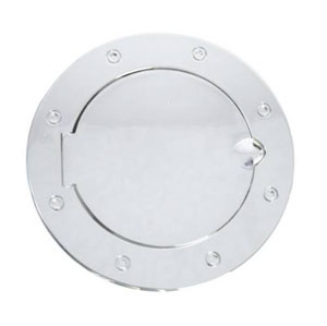 Fat Bob's Garage, Rugged Ridge, Part #11134.02, Jeep JK Wrangler Non Locking Gas Cap Door, Stainless Steel 2007-2016 MAIN