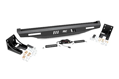 Rough Country Can-Am/For Polaris Rear Bumper w/LED 16-21 Defender|18-21 Ranger LARGE