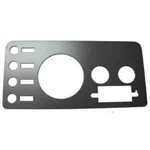 Fat Bob's Garage, Rugged Ridge, Part #11204.01, Jeep CJ Gauge Cover, Black 1976-1986 MAIN