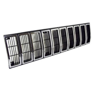 Fat Bob's Garage, OMIX-ADA Part #12035.26, Grille Insert Black/Chrome MAIN