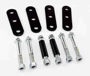 Fat Bob's Garage, Rugged Ridge, Part #18265.06, Jeep CJ Heavy Duty Front Leaf Spring Shackles 1976-1986 MAIN