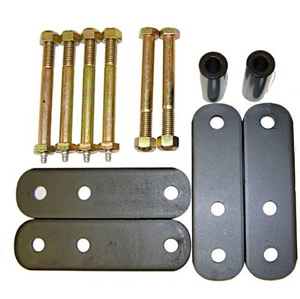 Fat Bob's Garage, Rugged Ridge, Part #18265.14, Jeep YJ Wrangler Heavy Duty Front Leaf Spring Shackles 1" Lift 1987-1995 MAIN