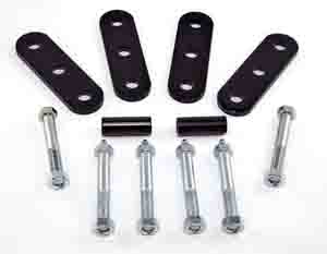 Fat Bob's Garage, Rugged Ridge, Part #18265.02, Jeep CJ Heavy Duty Front/Rear Leaf Spring Shackles 1955-1975 MAIN