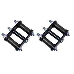Fat Bob's Garage, Rugged Ridge, Part #18265.11, Jeep CJ Heavy Duty Rear Leaf Spring Shackles 1976-1986 MAIN