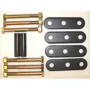 Fat Bob's Garage, Rugged Ridge, Part #18265.09, Jeep CJ Heavy Duty Rear Leaf Spring Shackles 1976-1986 MAIN