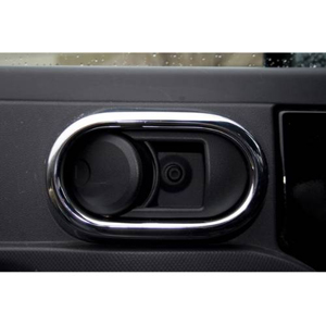 Fat Bob's Garage, Rugged Ridge, Part #11156.20, Jeep JK Wrangler Interior Door Handle Trim, Chrome 2007-2010 MAIN