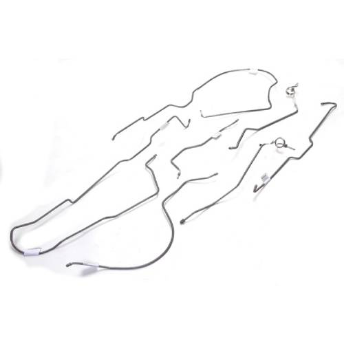 Fat Bob's Garage, OMIX-ADA Part #16737.46, Brake Line Kit Stainless Steel Drum MAIN