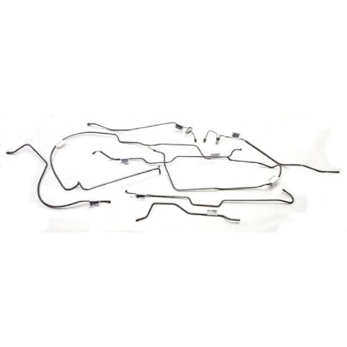 Fat Bob's Garage, OMIX-ADA Part #16737.48, Brake Line Kit Stainless Steel Disc MAIN