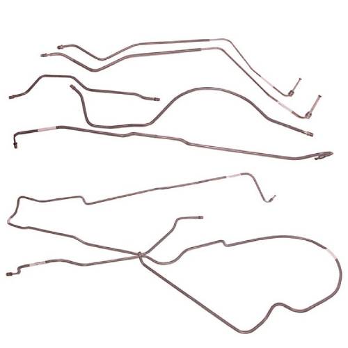 Fat Bob's Garage, OMIX-ADA Part #16737.49, Brake Line Kit Stainless Steel Power Disc MAIN