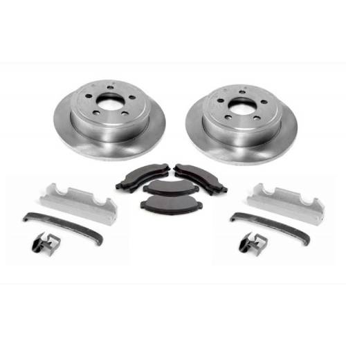 Fat Bob's Garage, OMIX-ADA Part #16760.07, Front Disc Brake Kit 76-78 Jeep CJ MAIN