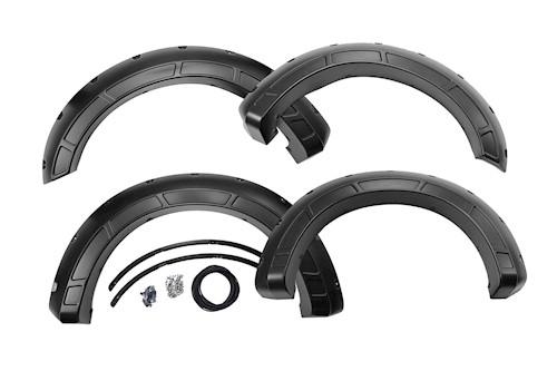 Rough Country Defender Fender Flares J7 Magnetic Gray for Ford F250/F350 17-22 LARGE